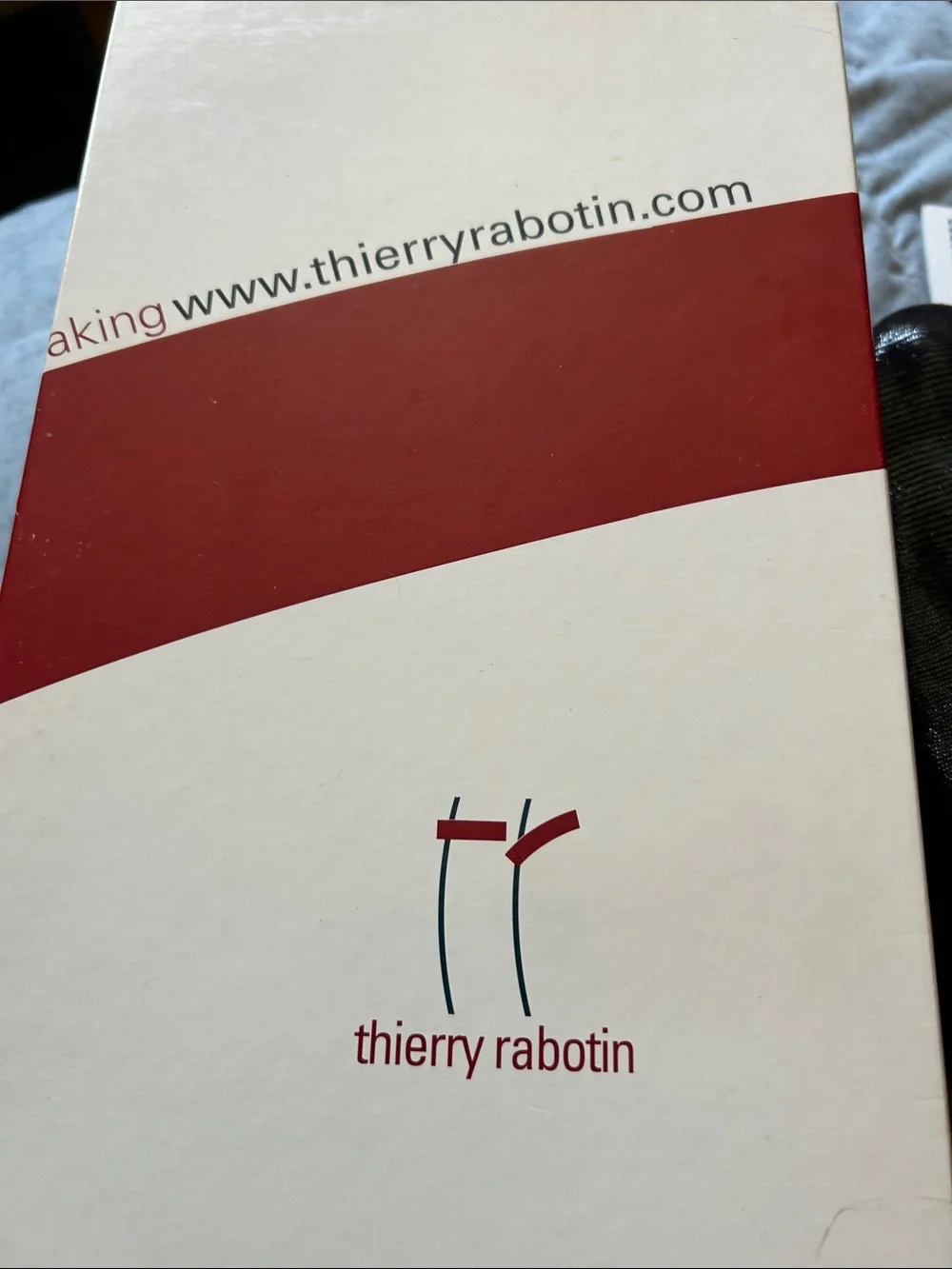 Thierry Rabotin new black leather wedge